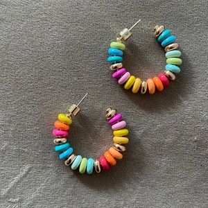 NWT Roxanne Assoulin hoop earrings